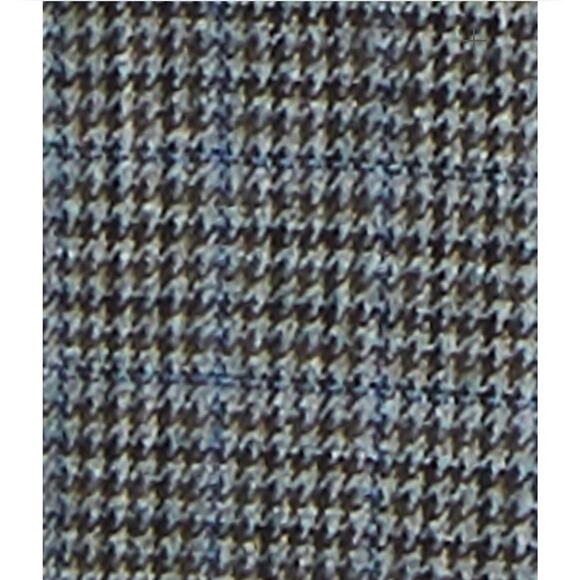 VGT Lauren Ralph Lauren Grey Blue Poly Rayon Blend Plaid Sport Blazer Size 44R - Picture 2 of 11